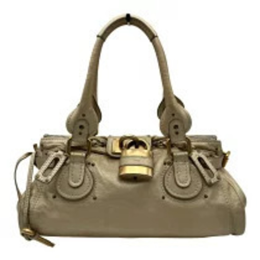 Chloe Paddington handbag gold leather